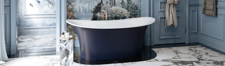 Baignoire Toulouse Victoria + Albert en Bleu 5004